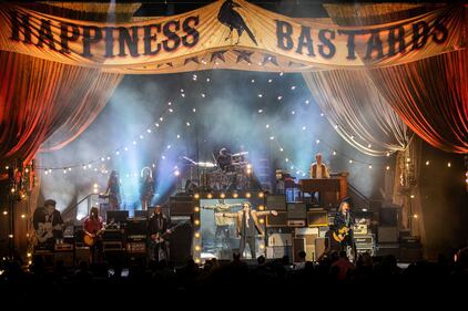 Southern rockers the Black Crowes perform at Ovens Auditorium in Charlotte on May 1, 2024.