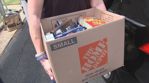 Members from the community donated to the 9 Food Drive on Wednesday to help feed local families in need.