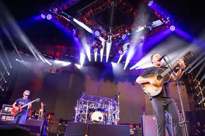 The Dave Matthews Band played in front of a packed crowd at PNC Music Pavilion in Charlotte on Friday, May 20, 2022.