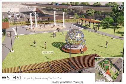 NCDOT releases renderings of I-77 crossings in proposed South Toll Lane project
