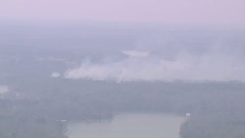 South Charlotte controlled burn on Feb. 22