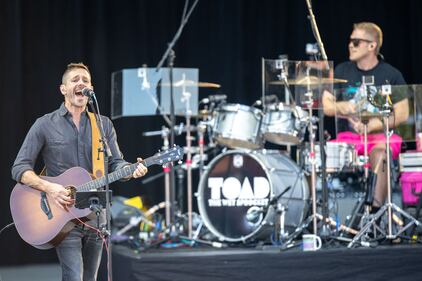 Toad the Wet Sprocket perform during the Last Summer on Earth tour at Charlotte Metro Credit Union Amphitheatre. June 5, 2022.