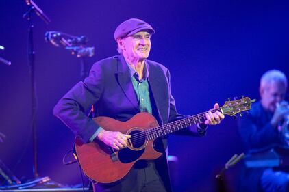 Singer-songwriter James Taylor & His All-Star Band perform at Charlotte’s Spectrum Center. June 24, 2022.