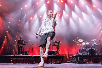 Maroon 5 rocks PNC Music Pavilion on June 27, 2024.