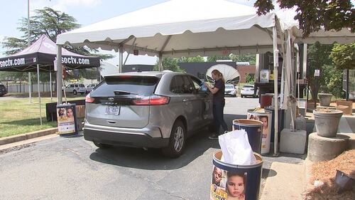 Members from the community donated to the 9 Food Drive on Wednesday to help feed local families in need.