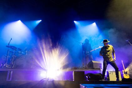 Bob Moses performs at PNC Music Pavilion in Charlotte on Sept. 14, 2023