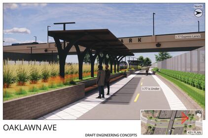 NCDOT releases renderings of I-77 crossings in proposed South Toll Lane project