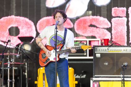 Beach Fossils open for Post Malone at PNC Music Pavilion in Charlotte on July 29, 2023.