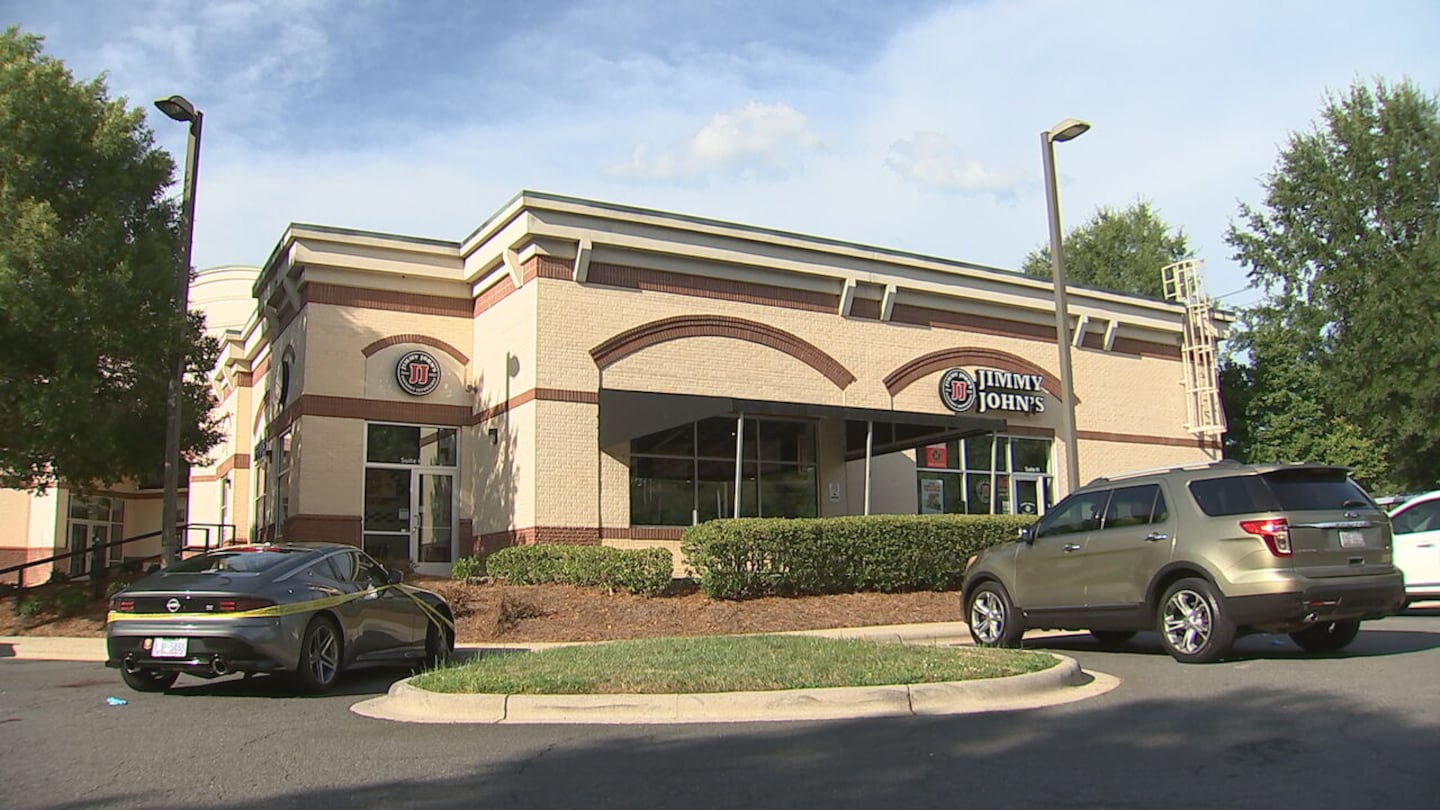 Accidental shooting at Jimmy John's in south Charlotte