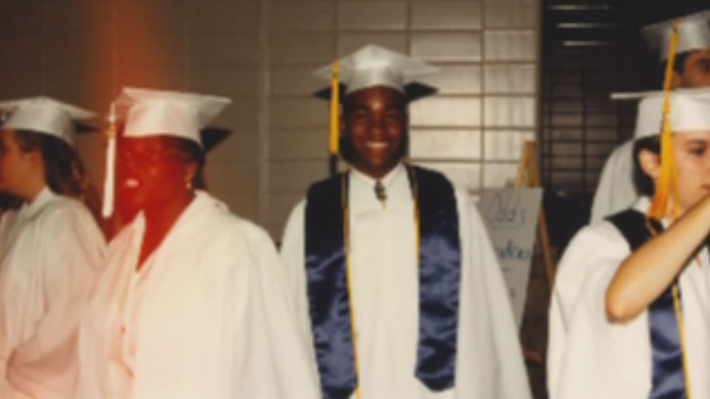 Spencer Merriweather at graduation