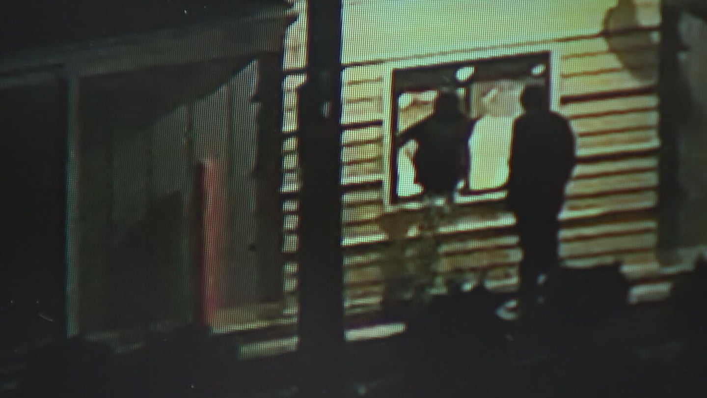 Burglars seen on surveillance video breaking into drive-thru