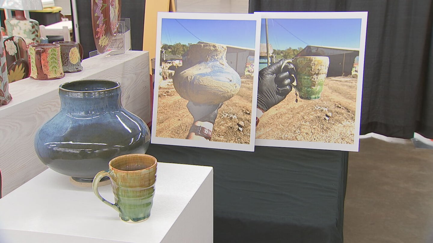 Pottery found after Hurricane Helene