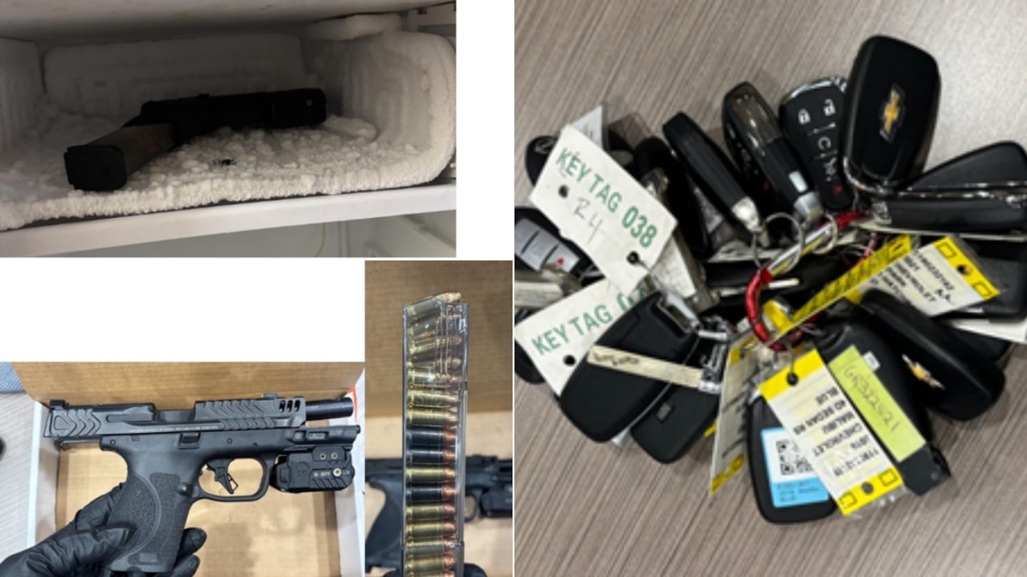 Gun and stolen car keys recovered in connection with investigation into the McCracking brothers
