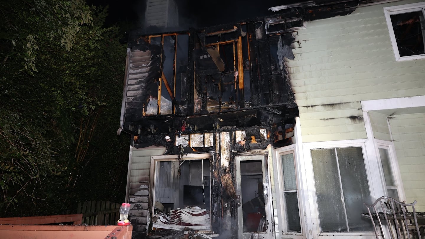 Fire on Sugar Hollow Drive