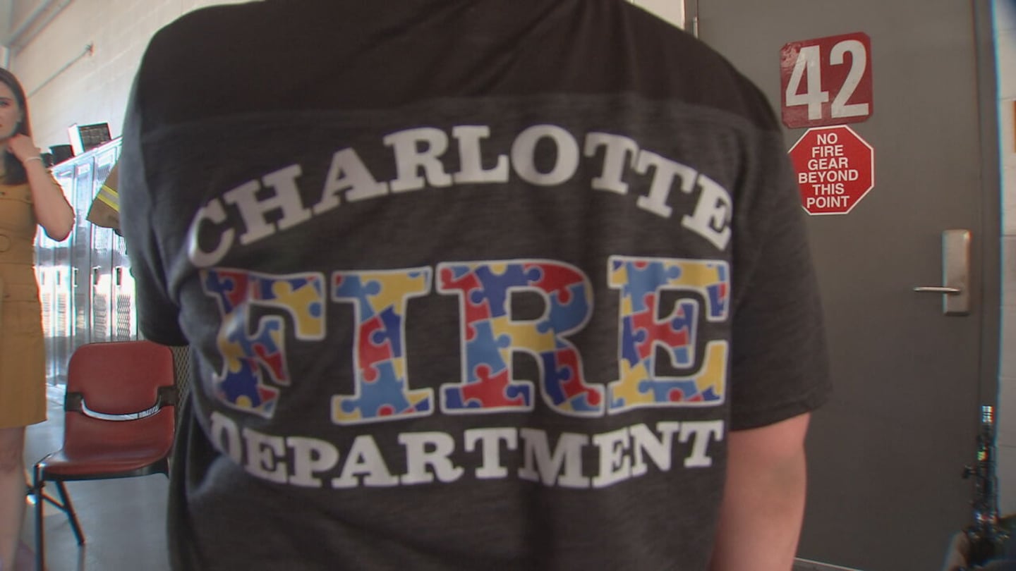 Charlotte firefighter raises awareness for families like his supporting children with autism