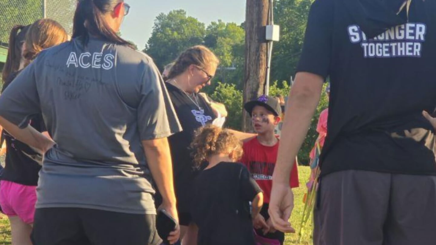 Players and the community supports the son of Stuart Cramer HS Baseball Coach Casey McMillen