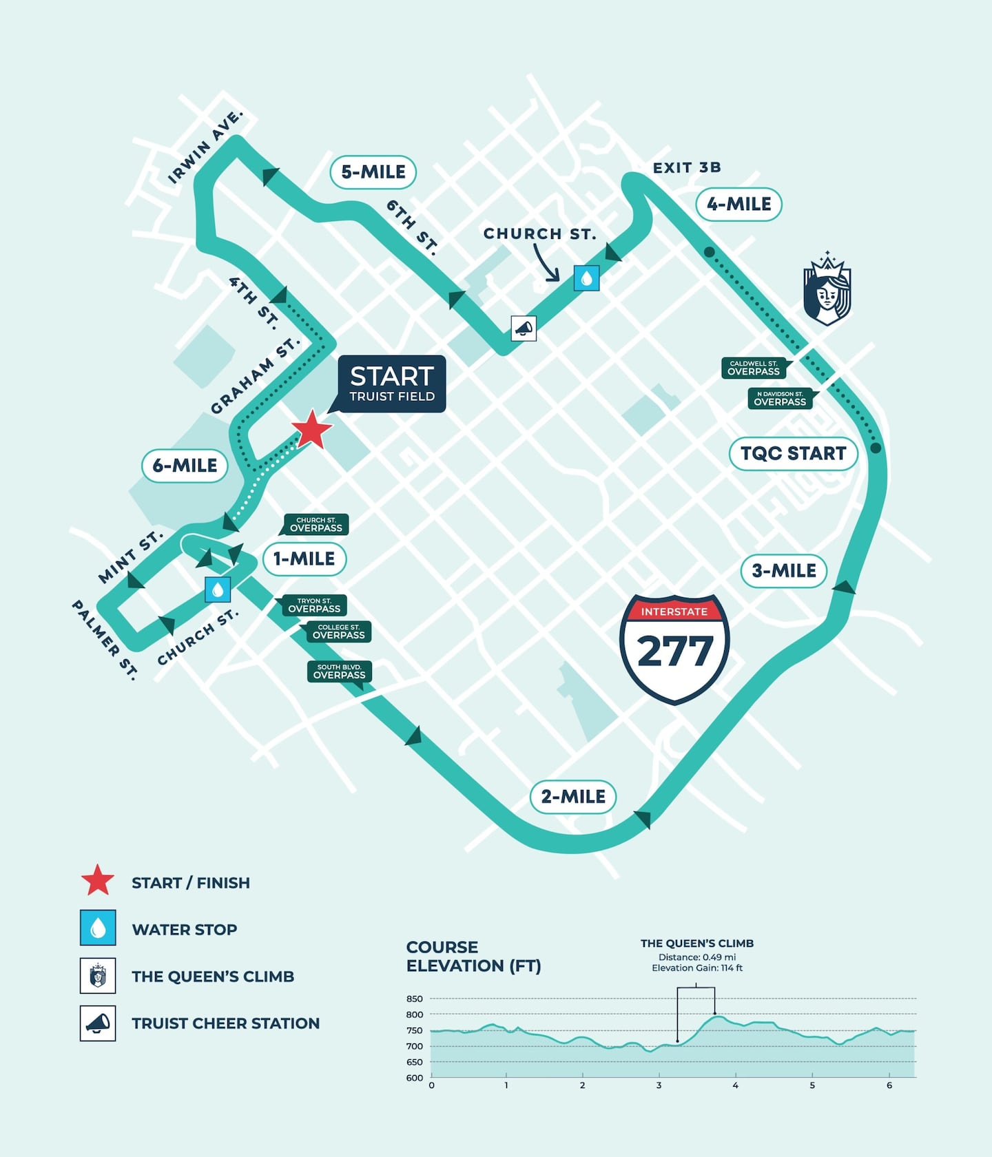 Around the Crown 2024 Map