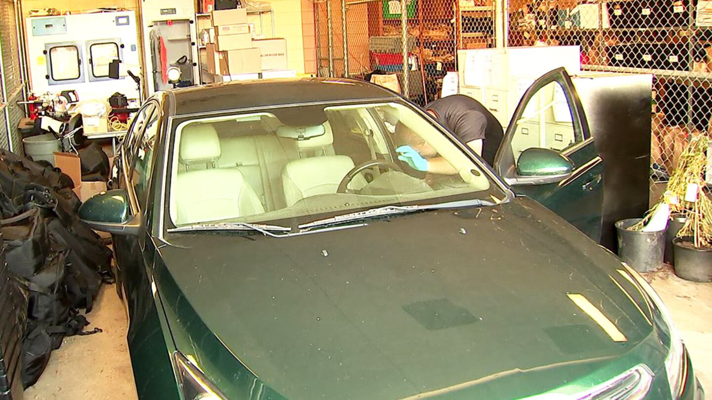Tony Jaworsky's car, which was found abandoned shortly after his disappearance.