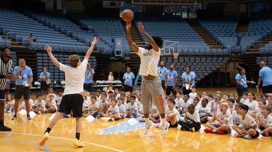 Coby White hosts youth basketball camp in Chapel Hill Coby White hosts youth basketball camp in Chapel Hill