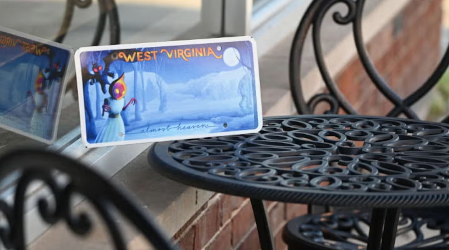 West Virginia unveils Cryptid license plate