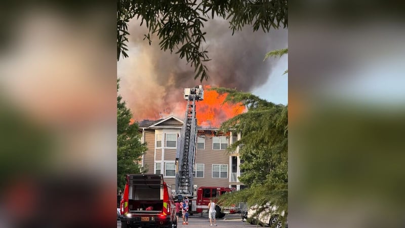 Multiple crews respond to four-alarm apartment fire in Rowan County