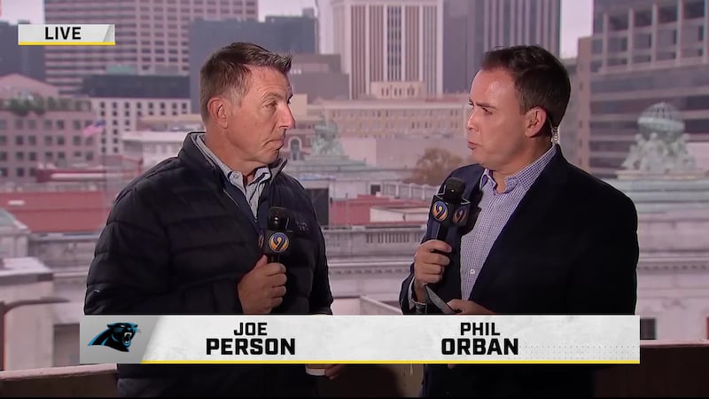 The Athletic's Joe Person is live at the game with Channel 9's Phil Orban