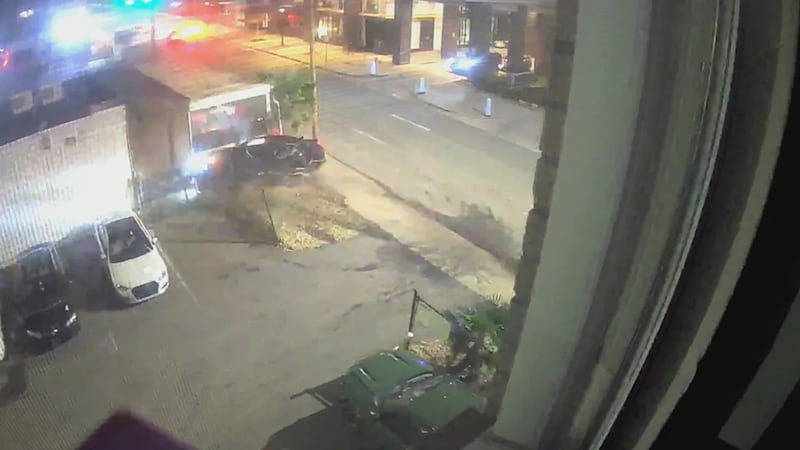 ‘Unsettling’: Video shows moment car slams into Uptown building