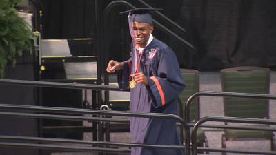 High school graduate gets scholarship 2 years after viral moment during Charlotte protest