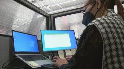 ‘Ready to go’: Woman switches gears to help at overwhelmed testing sites