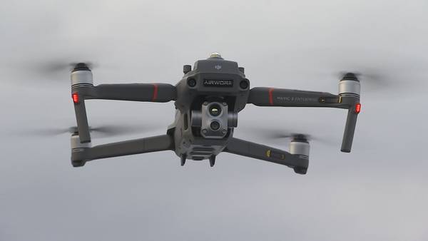 Union County authorities use drone equipped with infrared to track down suspects