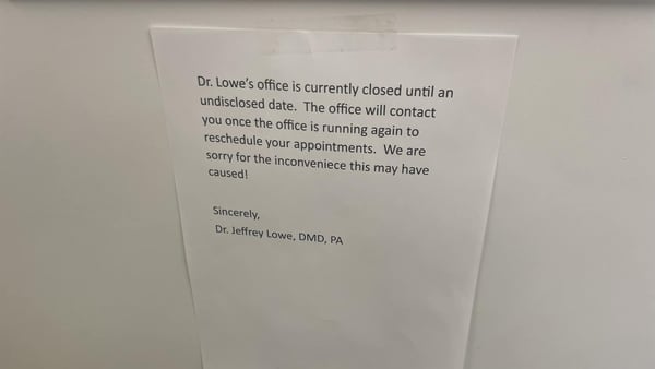 Newton dentist accused of impairment at work; license suspended
