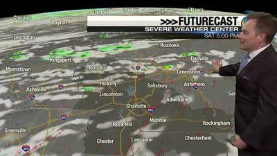 FORECAST: Clouds to build up tonight ahead of Saturday showers