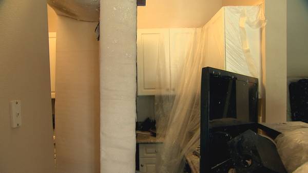 ‘I need a home’: Woman faces eviction after apartment ceiling collapse
