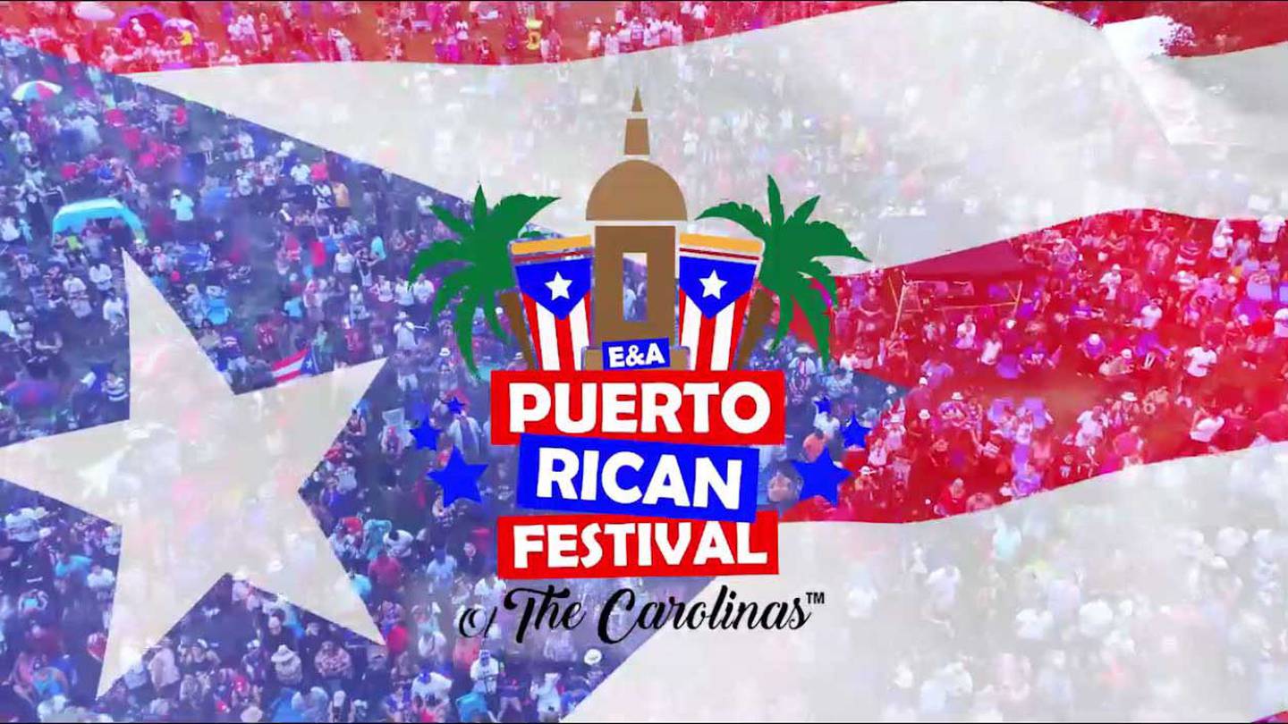 a Telemundo Charlotte en el E&A Puerto Rican Festival of The