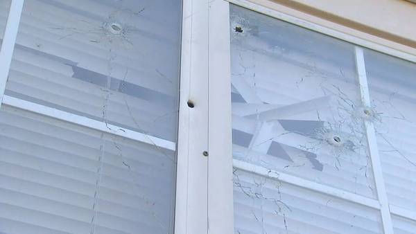 Dozens of rounds shot into home narrowly missing man sleeping in bed