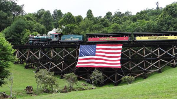 Large US Flag stolen from Tweetsie Railroad